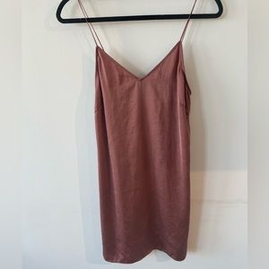 Aritzia mini slip dress